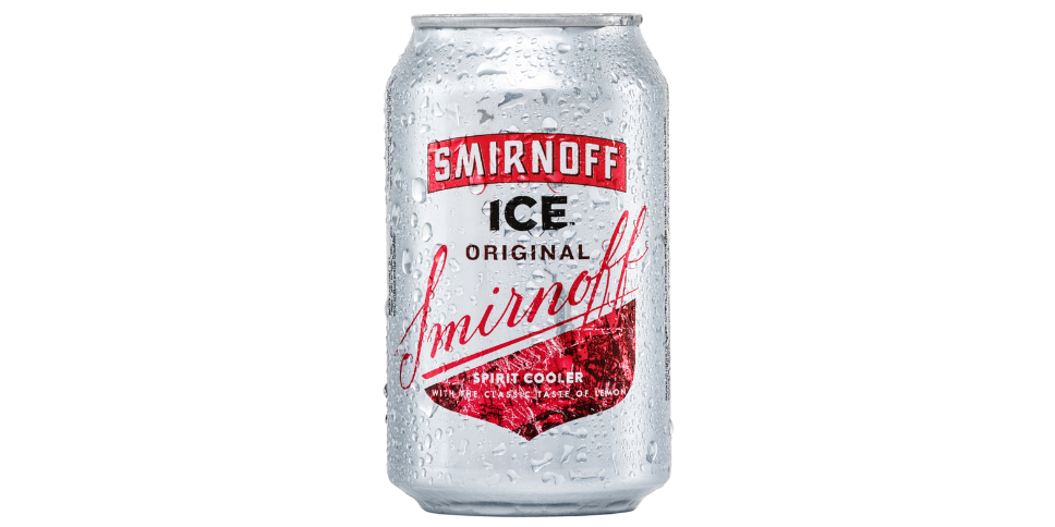 Can of Smirnoff Vodka and Lemonade